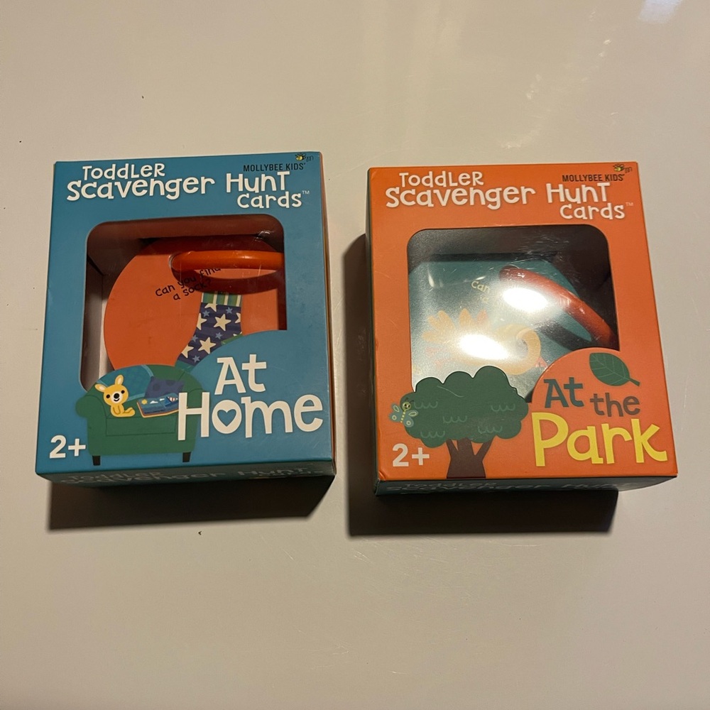 Toddler Scavenger Hunt Cards Set